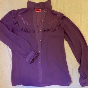 Women’s Sheer Long Sleeve Blouse
